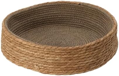 Jack Stonehouse Natural Woven Wicker Pet Bed Nest | Round Donut B...