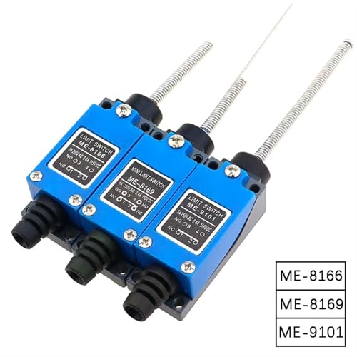 Interruptor de límite TZ-8108 giratorio con rodillo ajustable CA 250V 2 piezas 5