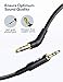 Mr Rex 2.5mm to 3.5mm Audio Cable Headphone Replacement Cord Nylon Braided Aux Cable Stereo Adapter for Bose 700 QuietComfort QC45 QC35II QC35 QC25 Headphones, JBL E45BT E55BT Headsets 8ft/2.5m, Black