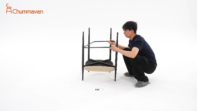 Butacos modernos para barra, 25'' con tapizado Boucle y brazos, sillas de isla estilo medio siglo con respaldo y patas de metal para cocina, comedor, cafetería, juego de 4, color caqui miniatura 7