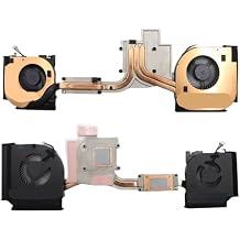 CPU DIS GPU N18P Cooling Fan Heatsink Radiator Compatible with P53 Laptop Models 02DM014 02DM015