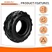 RZEOZU 145/70-6 Tires, Mini Bike Front Wheels Rims and Tires Assembly Kit Compatible with Coleman CT100U CC100X Baja DB30 Motovox MBX10 MBX11 Monster Moto 80 105cc Minibike Go Kart Parts V-Tread Tire