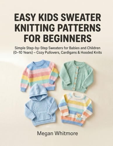 Easy Kids Sweater Knitting Patterns for Beginners: Simple Step-by-Step Sweaters for Babies and Children (0â€“10 Years) â€“ Cozy Pullovers, Cardigans & Hooded Knits