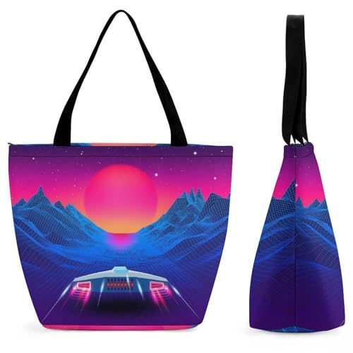 Sac à main rétro femme fini le manque de place en shopping et voyage