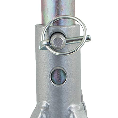 ESCO 10499 Low Profile Performance Jack Stand, Flat Top Rubber Cushion Post, 3 Ton Capacity