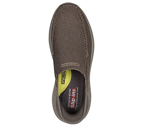 Skechers Skechers Herren Parson – Ralven mit Slip-in-technologieSlipper, Taupe, 8 US