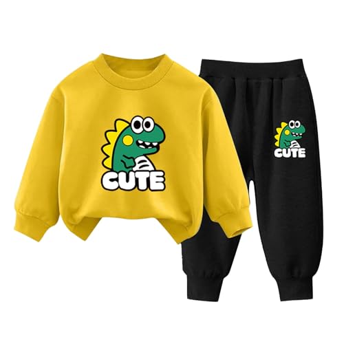 Recopilación de Chándales para Niño disponible en línea para comprar. 46 Chándales para niños y niñas, para Gimnasio, Combinar, Pantalones, Sudadera, para niños, Dinosaurios, H-142 Amarillo Mostaza Niño Niña, 6 Years
