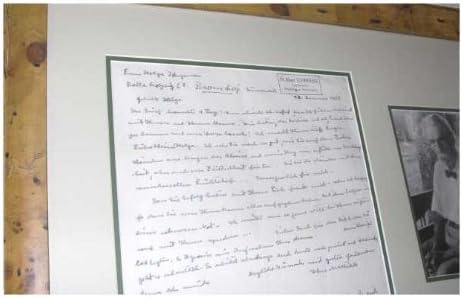 Amazon Auto Mania アルベルト シュバイツァー直筆レター 高級額装仕上 世紀代表的ヒューマニスト 1952年ノーベル平和賞受賞者 パズルフレーム 額 おもちゃ