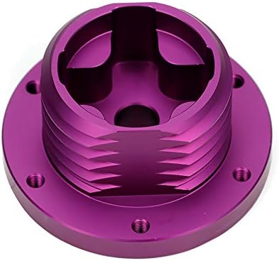 Miniatura 8 de NRG Innovations NRG-SRK-TMH-BK - Adaptador de cubo corto de rueda de transmisión para juegos, patrón de pernos de 0.236 x 2.756in, cuerpo negro