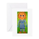 CafePress Mrs. Beasley Folded Greeting Card Matte