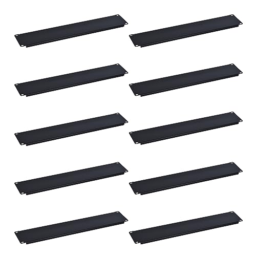 RackPath 2U Blank Rack Mount Panel Spacer (10 Pack) for 19in Server Rack Enclosure or Network Cabinet by RackPath - Used condition - US$41.70