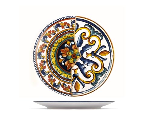 H&H Positano Set 6 Piatti Frutta, Stoneware, 21cm