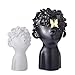 Notakia Home Decor Statues Sculptures Decoration Resin Figure Gift (White and Black)