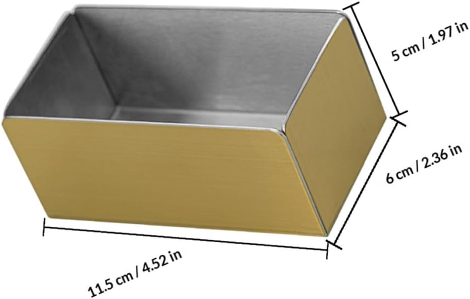 Sugar Packet Holder Organizer Rectangular Xmas Stainless Steel