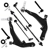 SCITOO 8pcs Front Suspension Kit 2 Lower Control Arm w/Ball Joint Assembly 2 Sway Bar 2 Inner 2...
