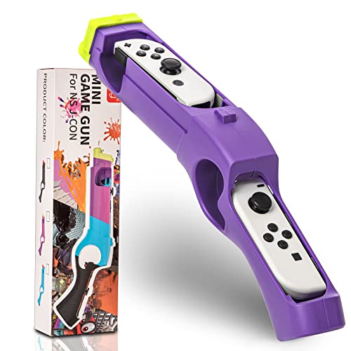 Heatfun Switch Gun Controller, Switch Game Gun For Kids, Switch Hand Grip Compatible With Splatoon 2, Hunting Simulator 2 Nintendo Switch And Other Shooting Games - Purple #TOP18