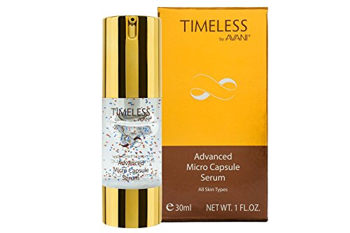 Timeless by AVANI Advanced Micro Capsule Serum | Enriched with Natural Plant Extracts, Collagen, and Vitamins A, C & E | Reduces Appearance of Tired Aging Skin, Fine Lines, and Wrinkles - 1 fl. oz.
