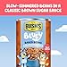 BUSH'S BEST 15.8 oz Canned Bluey Original Baked Beans, Source of Plant Based Protein and Fiber, Low Fat, Gluten Free, (Bluey), (Pack of 12)