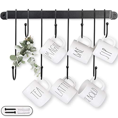 Coffee Mug Holder | Cup Rack (8-Hooks/17