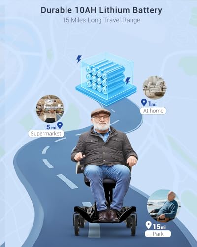 Electric Wheelchair Foldable Lightweight