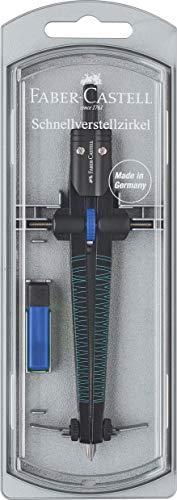Faber-Castell 174499 - Zirkel Schnellverstellzirkel Twister 19, sortiert, keine Farbauswahl möglich
