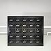 FixtureDisplays® Recess Wall Mount Cell Phone Storage Locker, 25 Doors, Front Admin Access, Resettable Combination Locks 37.4