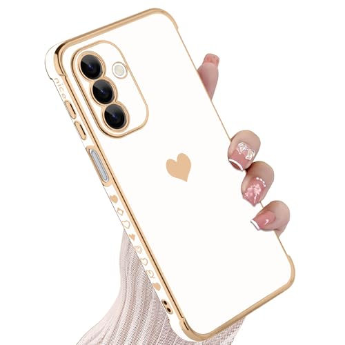 KANGHAR Compatible with Samsung A17 5G Case for Women Girl (White)