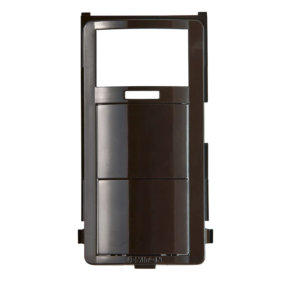 Leviton Combination Motion Sensor and Humidity Sensor Faceplate, Brown, DHDKT-B