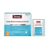 Swisse Magnesio Bisglicinato - 400mg di Magnesio/Dose Giornaliera, Altamente Digeribile, Integratore per Riduzione Stanchezza e Affaticamento, Funzione Muscolare, Gusto Pesca e Albicocca, 30 Bustine