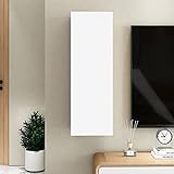 Floating TV Stand with Storage Shelves, Chipboard Wall Mounted Hanging Television Cabinet, Modern...