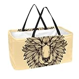 Panier Réutilisable Lupo Portable Pliant Pique-Nique Sacs D'épicerie Panier À Linge Shopping Sac Fourre-Tout