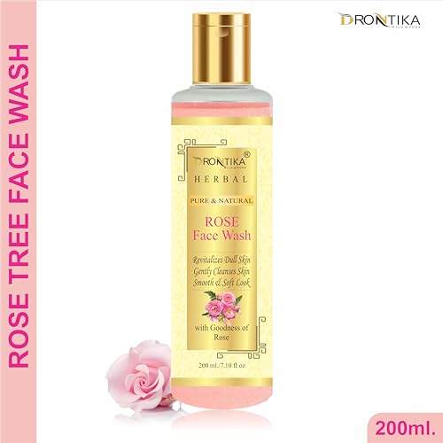 Image of 100% Natural Rose Face Wash For Toned, Radiant, Glowing Skin - All Skin Types-200ML