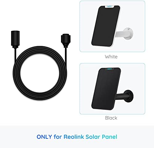 Reolink 4.5m Solar Panel Extension Cable (Black)