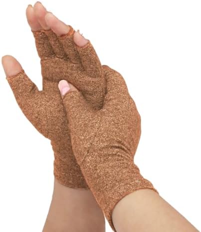 Hotcakes Compression Gloves for Arthritis Pain Relief-Snug Elastic Arthritis Gloves for Women and Men Offers Hand Support for Carpal Tunnel, Raynauds and Provide Arthritis Relief for Hands