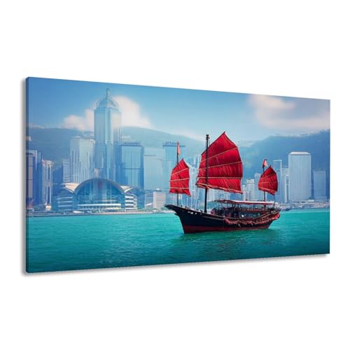 20x40 Junk Boat Sailing
