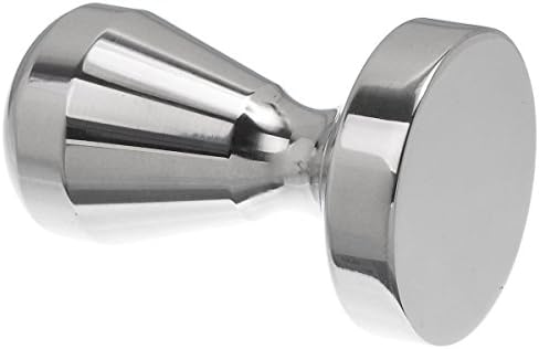 51mm Stainless Steel Silver Coffee Bean Tamper Barista Espresso Press Flat Base by Micro Shops