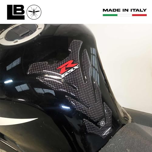 labelbike - 3D Sticker Motorcycle Tank Pad Protection and Decoration in Resin Compatible with Suzuki GSX-R Carbon-Like Color - Image 3