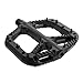 OneUp Components Composite Pedals, Black – Lightweight, Durable Flat Bike Pedals for Mountain Bikes (MTB)