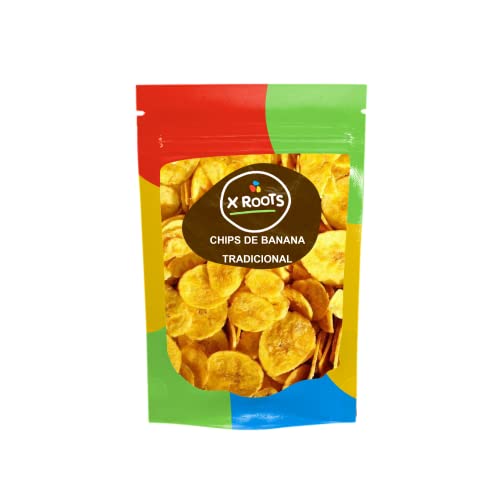 Banana Chips Tradicional Muito Crocante e Saboroso 500gr - X Roots