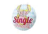 Tolle Deko für den JGA! Single Madl Button - Lebkuchenherz Madl Anstecker Bayern JGA Junggesellinnenabschied 3,8 cm