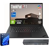 Lenovo ThinkPad P1 Mobile Workstation Laptop, 16" 4K OLED Touchscreen, NVIDIA RTX 4080, Intel Core i7-13800H vPro, 64GB DDR5, 1TB SSD, Fingerprint, Backlit, 5MP IR Webcam, Windows 11 Pro, w/Bundle