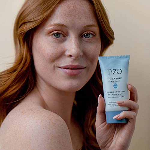 Tizo Ultra Zinc Body & Face Sunscreen Non-Tinted Spf 40, 3.5 Oz #TOP3