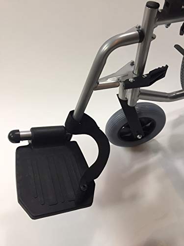 Foto von Trendmobil Rollstuhl TMB Faltrollstuhl mit Steckachsensystem Sitzbreite 48 cm Reiserollstuhl Transportrollstuhl HMV 18.50.02.0110 Belastbarkeit 135 kg Sitzhöhe 47 oder 50 cm einstellbar PU Bereifung