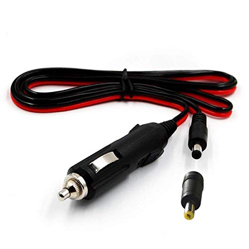 12V-24V DC Car Charger Auto Power Supply Cable - DC 5.5mm x 2.1mm to Car Cigarette Lighter Male Plug Car Cigarette Lighter Cable - Thumbnail 6