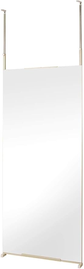 Amazon Co Jp ミラー 鏡 突っ張り つっぱり 幅80 高さ2 から 260 Cm 大型 姿見 全身ミラー スタンドミラー ホワイト 白 おしゃれ ルームミラー ダンス ヨガ バレエ 玄関 洗面所 オフィス 日本製 ホワイト ホーム キッチン