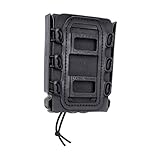 G-CODE Rifle Soft Shell Scorpion Mag Carrier (Black) with Molle Mount Attachment 100% Made in USA