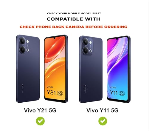 Image of SBMS Silicone Back Cover Case for Vivo Y21 5G / Vivo Y11 5G | Soft Micro-Fibre Lining Inside | Magsafe Print On Back Side Camera Protection Bump | Shockproof Case Vivo Y21 5G 2026 (Purple)