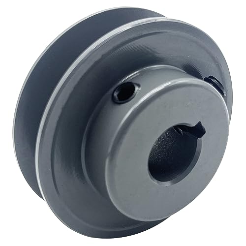 Cmfg AK2558 Ak25-5/8 V Belt Pulley, 2.5 Inch Od, 5/8 Inch Inch Bore,Cast Iron Material, Ak Mechanical V-Belt Pulleys Single Groove Pulley For"4L" Or"A" Or "3L" Belt thumb #4