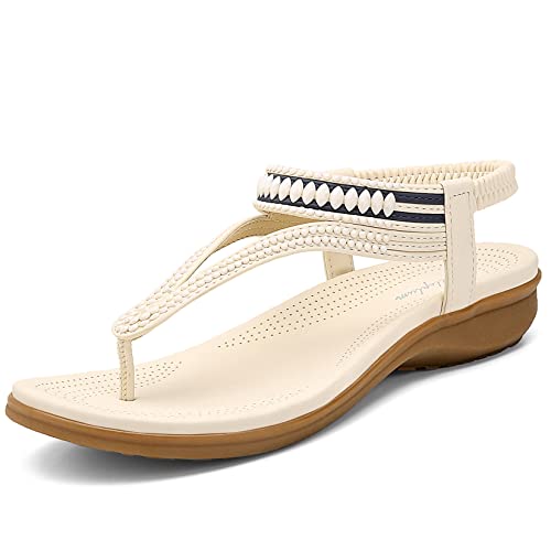 Littleplum Women's Arch Support Slingback Sandals Size 8