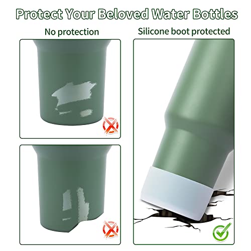 Comforing 40Oz Cup Accessories For Stanley Quencher Adventure Tumbler, Leak Proof Replacement Lid Silicone Boot Sleeve & Replacement Straw (3 Pcs) #TOP5